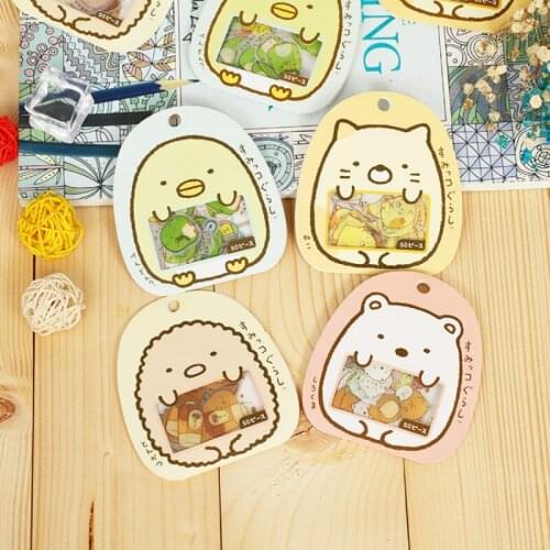 50 Pcs/pack Kawaii Stickers DIY Cute Cartoon PVC Stickers Lovely Cat Bear Sticker For Diary Decoration