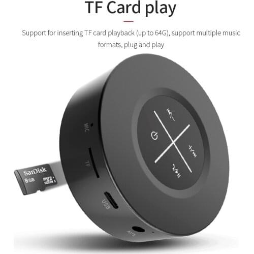 Wireless Bluetooth Speaker Y8 Portable Touch Screen Stereo Speaker Subwoofer AUX Audio TF Card MP3 Music Player with Mic