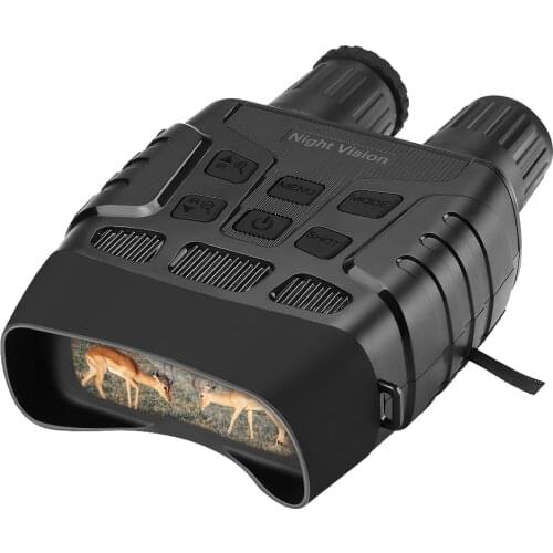 Night Vision Device Binoculars 300 Yards Digital IR Telescope Zoom Optics with 2.3' Screen Photos Video Recording Hunting Camera