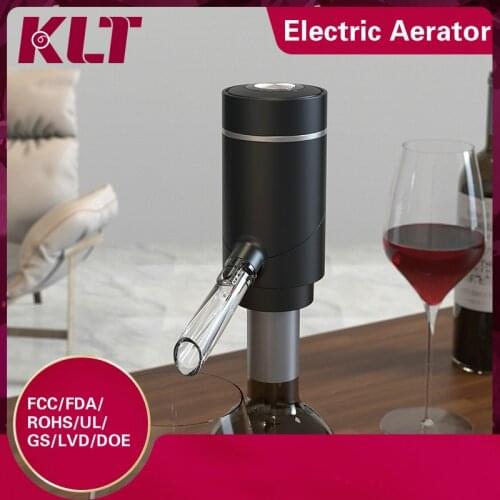 Fast Electric Wine Aerator Instant Wine Decanter Home One -Touch Portable Dispenser Pump Easy Auto Wine Oxidizer Auto Pourer