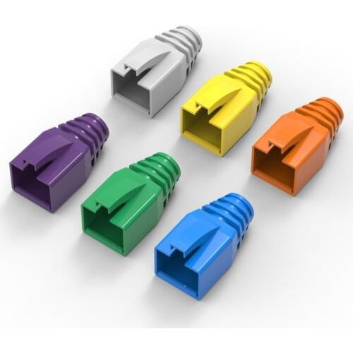 CAT6A CAT7 SFTP PUR Cable Boots Sleeves - Big Size for Cable Outer Diameter 7.0-8.5mm