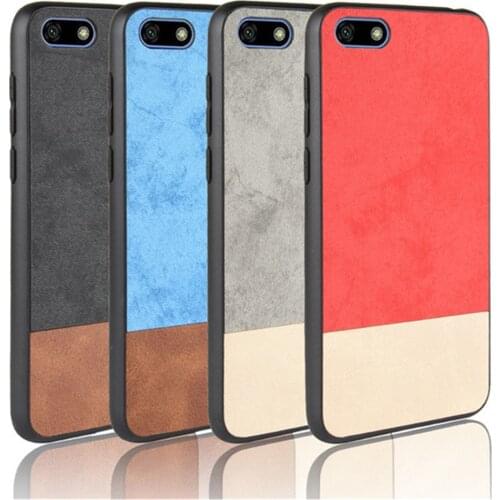 Huawei Y5 Lite 2018 DRA-LX5 Case Cowboy PU Leather Back Cover ShockProof Case For Huawei Y5 Lite 2018 Y5Lite Full Phone Cases