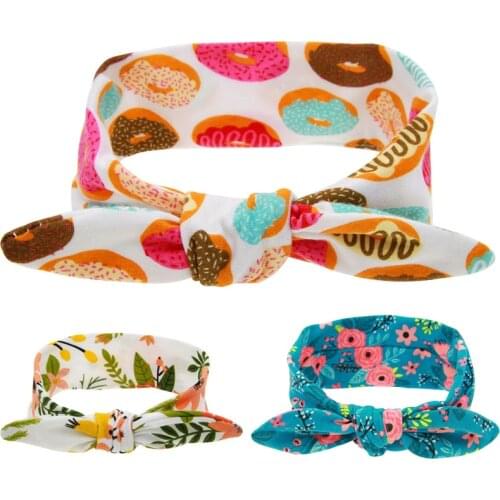 Kids Headwrap Organic Cotton Designer Fabric Floral Patterned Top Knot Headband Child Topknot Little Girls Headwrap 1pc HB111