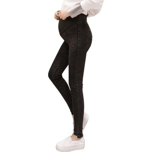 Pregnancy jeans Elastic Waist Maternity Pants For Pregnant Women Clothes Belly Maternity Pregnancy Clothing jeans large size