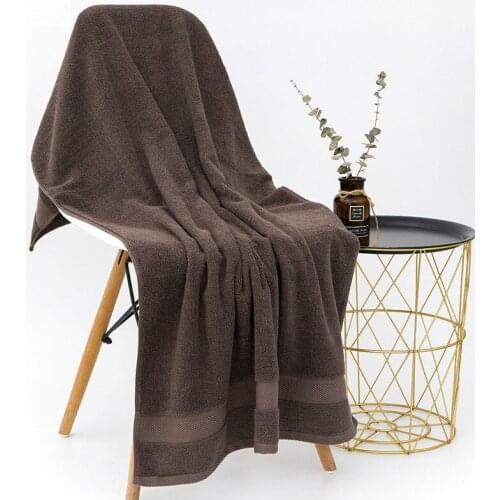 Cotton Bath Towels for Adults large Pink Sheets Terry Towel blanket travel Showe Gift Women men SPA 4 colors Towels bathroom