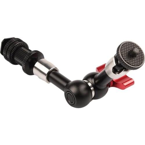 Metal 7 /11 Inch Magic Arm Articulating Magic Friction Arm Tripod Extension Arm Clamp With 14" Mount