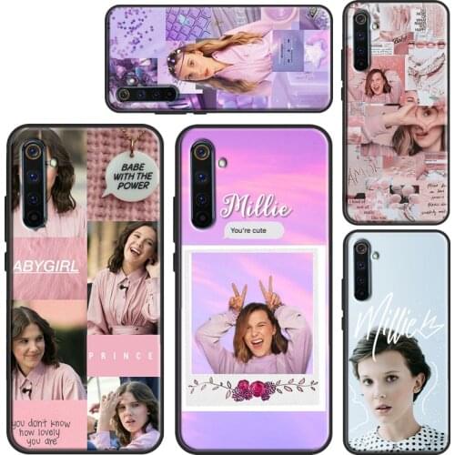 Millie Bobby Brown For OnePlus 9 9Pro 7 8 8Pro 8T 9R Case For Realme 8 7 6 Pro Q3 C3 C11 C15 C21 GT Neo Cover