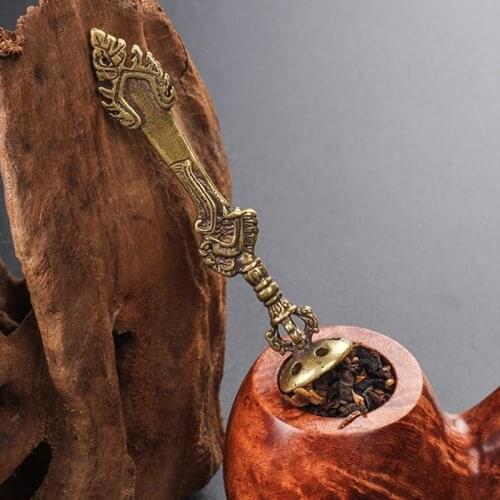 Multifunction Tobacco Pipe Press Stick Tamper Smoke Pipe Cleaner Knife Pokers Tobacco Smoking Accessories Handicraft Decoration