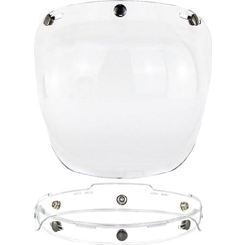 Uni-sex Multi color Top quality Motorcycle Windshield for Vintage Helmet for Style Helmet Jet Style Helmet Bubble Shield Visor