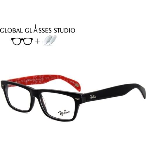 Prescription Eyeglasses Lens Eyewear Rectangle Acetate Reading Men Women Vintage Fashion 1.56index Gray Wine White Brown RM1562