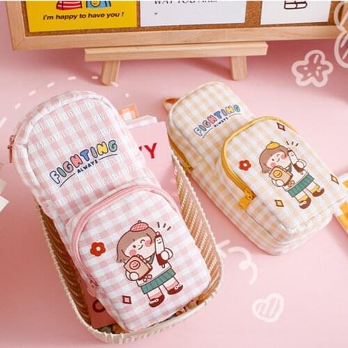 Pencil Cases Estuches Escolares Special Stationery For School 2021 Office Supplies Cute Kawaii Bag School Goods Large Capacity