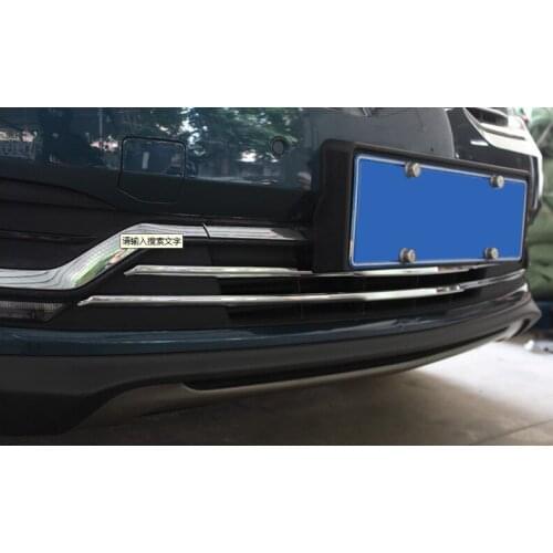 Fit For Lincoln MKX / 19 Voyager front center grille trim, middle grille horizontal trim stainless steel body