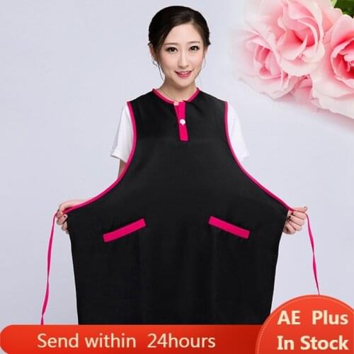 Fashion Sleeveless Dresses for Women O Neck Female Work Dress Hair Salon Working Apron Beauty Spa Apron Haircut Women Clothes
