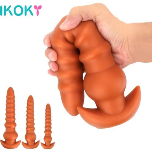 Super Soft Anal Plug Liquid Silicone Huge Size Butt Plug Anal Expansion Sex Toy For Man Woman Prostate Stimulation Anus Dilator