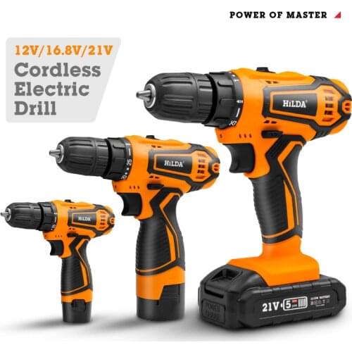 Impact Cordless Screwdriver Cordless Drill Impact Electric Drill Power Tools Hammer Drill Electric Drill Hand