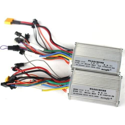 36V Electric Bicycle Universal Controller Lithium Battery Folding Driving Intelligent Learning Line Dual Mode Brushless