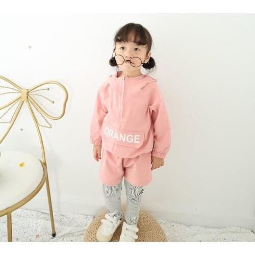 2019 Kids Girls Sets Autumn New Arrival Casual Sweatshirt Fake Two Pieces Pants Sport Suit For Girl 2 3 4 5 6 Years Toddler 2pcs