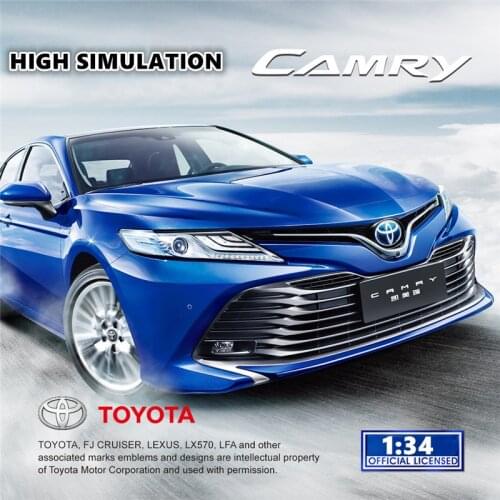 1:34 Alloy Diecast Metal Car Model for Toyota CAMRY Miniature Collection Diecast Model Car Suit Toys for Children Birthday Gift