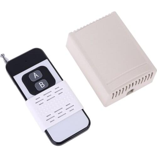 1Set AC85V-250V Light Switch Receiver Module with Power two button remote