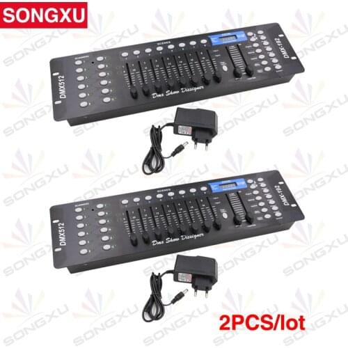 2pcs 192 DMX Controller DMX512 Console DJ Controller Lighting Controller for Stage Lights Equipments /SX-DISCO192