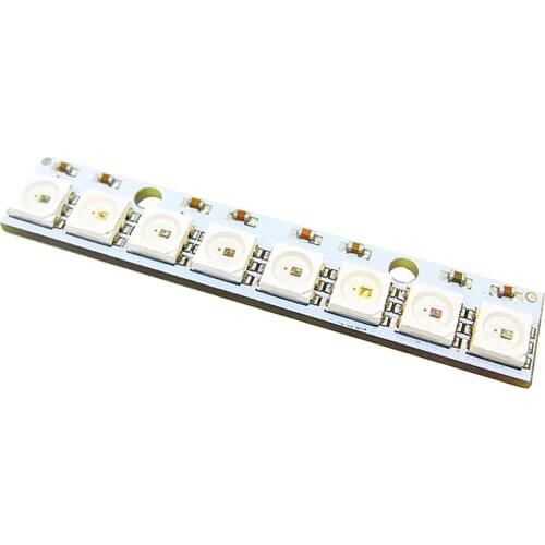8 Channel WS2812 5050 RGB LED Strip Driver Module Board for 51x10mm