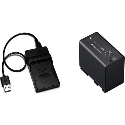 BP-975 BP975 Battery+USB Charger for Canon EOS C100 C300 C500 XLH1 XHG1 XHA1 XL2 XM2 ES420V ES75 ES8200V Vistura XF205 XF300