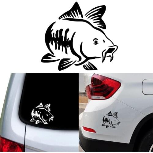 Auto Car Window Art Sticker Kayak Fishing Car Truck Tribal Car Sticker Accessories Universal Carp Fishing Car Vinyl Decal