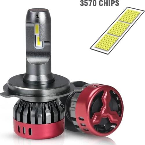 Car Headlight 28000LM H1 H3 Led Headlight Hulbs H7 LED H4 H11 LED 9005 HB3 9006 Led Lights for Car Auto Lamps LED CSP 3570 Chip