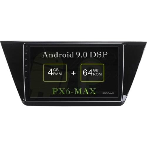 KOOCAVS 10.2" IPS Android 9.0 Car GPS Radio Player for Touran Radio 2016 2017 with 4GB+64GB Stereo Multimedia Headunit