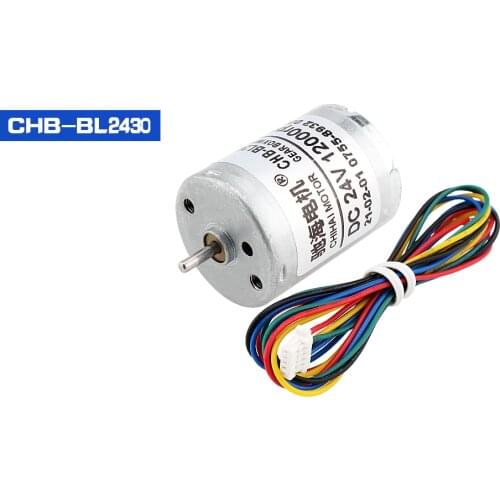 24.4MM BLDC2430 DC Brushless Motor 6PPR Drive 12V 24V Torque DIY Robot PTZ Smart Machines Parts