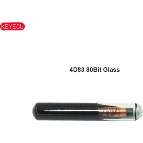 KEYECU 10PCS/lot Aftermarket 4D83 ID83 Chip (Glass Tube) 80BIT for Ford / Mazda
