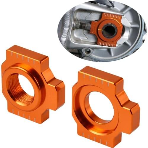 CNC Axle Block Chain Adjuster Tensioner For KTM 950 990 SMR SMT Duke 1050 1090 1190 RC8 Adventure Supermoto 1290 Super Adventure