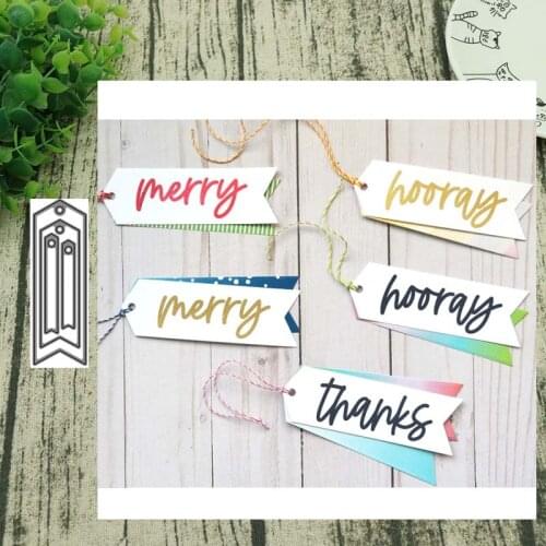 Label Metal Cutting Dies cut die mold decoration Scrapbooking paper craft mould punch stencils