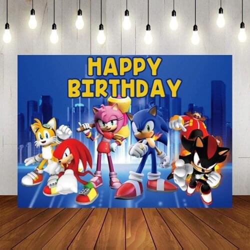 Cute Fox Family Cartoon Backdrop Boy Birthday Party Decorative Animal Background Photo Studio Photography Scene