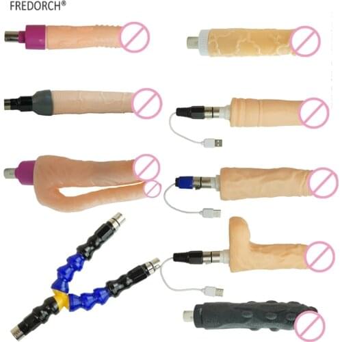 FREDORCH Multifunction Sex Machine Attachment, Heating&Vibrating 3XLR Accessories, Use for A2/F2/F3/F2PLUS/F6/F6PLUS/F11/F12