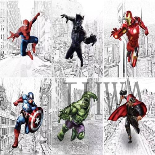 Avengers Iron Man Diamond Painting Marvel Superhero Series Cross Stitch Embroidery Mosaic Home Decor Hot Sale Gift