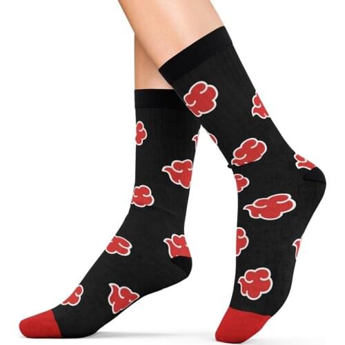 Akatsuki Cloud Pattern Cushion Socks