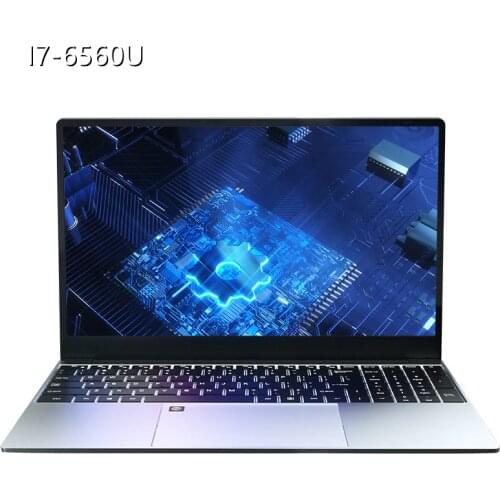 2021 NEW 15.6 inch 1920*1080 IPS Screen Core i7 6560U DDR4 16GB 128G/256G/512G/1TB M.2 NVME SSD Metal Backlit Windows 10 Laptop