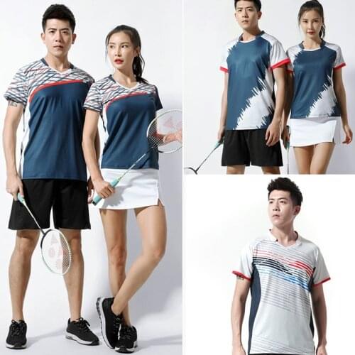 New Badminton sport Shirt men/Women,Tennis Shirts, Table Tennis Clothes Jerseys,Customize team Running Shirt Shorts Ping Pong