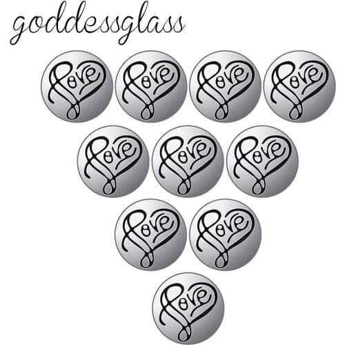 New KZ9068 Beauty Love heart pattern 12MM snap buttons fit 12mm snap bracelet jewelry wholesale