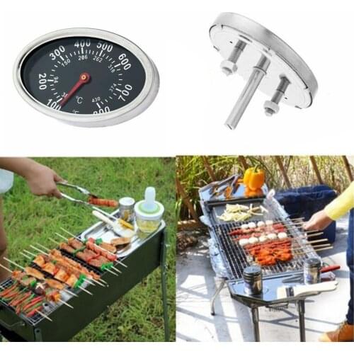800℉ Oval Barbecue BBQ Smoker Grill Thermometer Temperature Gauge Replacements