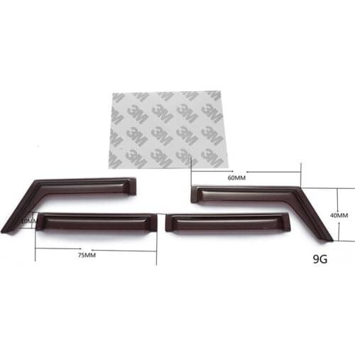 Rain Flaps Guard Sun Shield Deflectors Defender Guard for 1/10 Traxxas TRX4 Defender D110 RC Car Accessories