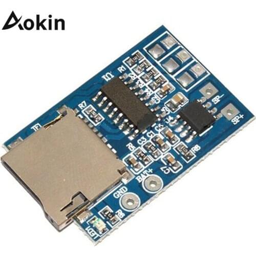 GPD2846A TF Card MP3 Decoder Board 2W Amplifier Module For Arduino GM Power Supply Module Mp3 Uncork Decrypt Transcribe