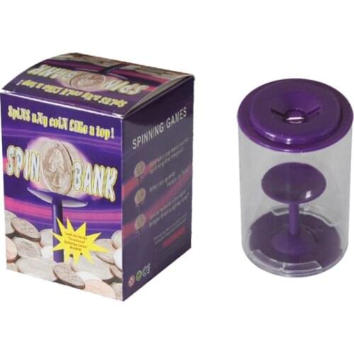 Creative vortex piggy bank gravity rotation coin savings bucket whirlwind bank pass time to relieve stress gifts for children