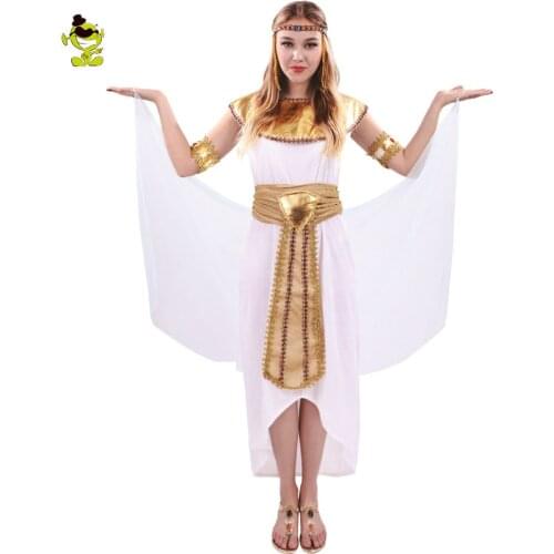 Adults Sexy Egyptian Pharaoh Costumes Queen Egyptian For Cleopatra Girls Halloween Party Fancy Dress Outfits