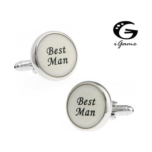 Best Man Quality Copper Material Wedding Style Cuff Links