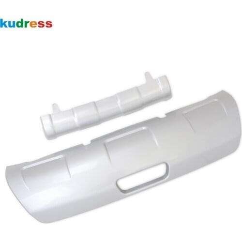 For Nissan Qashqa/Dualis 2007-2010 2011 2012 2013 ABS Matte Front Rear Bumper Protector Guard Cover Car Styling Accessories