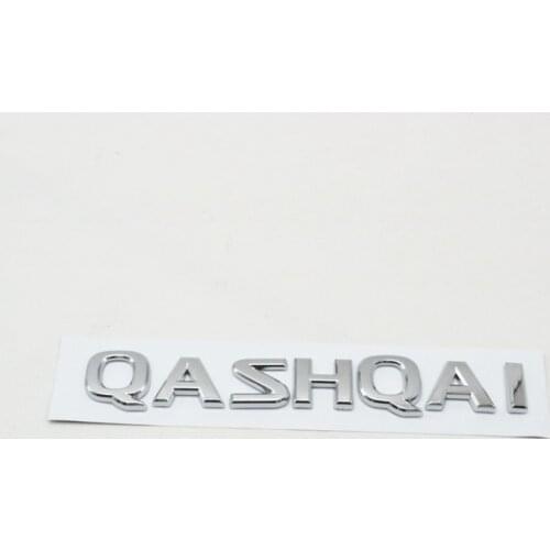 Soarhorse For Nissan Qashqai Letters Emblem Badge Tailgate Logo Rear Nameplate Decals