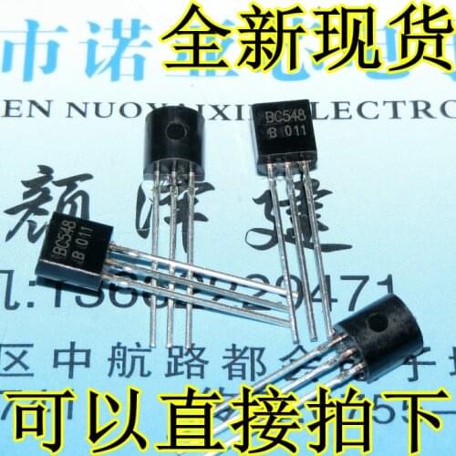 100pcs/lot Transistor BC548 BC548B 548 New TO-92 quantity discount