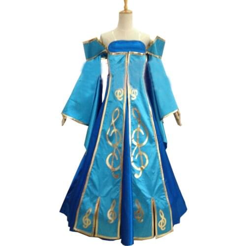 2020 LOL Ashe cosplay dress Queen Ashe Version